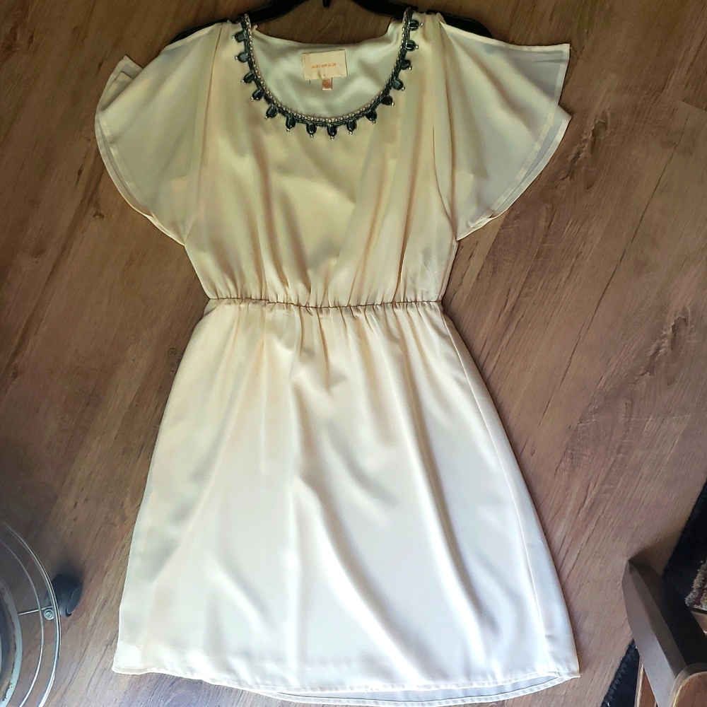 Skies Are Blue beaded dress size XS